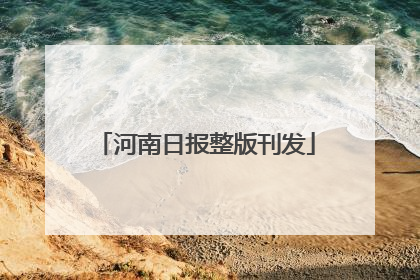 河南日报整版刊发