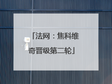 法网：焦科维奇晋级第二轮