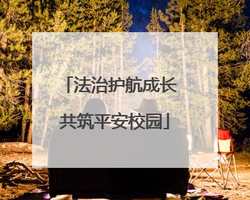 法治护航成长 共筑平安校园