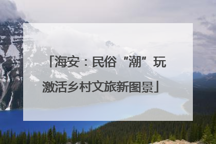 海安：民俗“潮”玩激活乡村文旅新图景