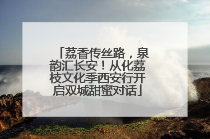荔香传丝路，泉韵汇长安！从化荔枝文化季西安行开启双城甜蜜对话