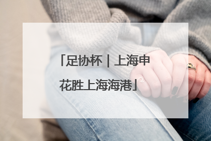 足协杯｜上海申花胜上海海港