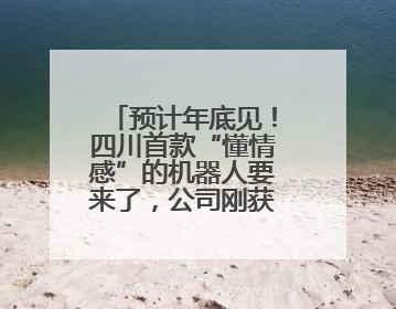 预计年底见！四川首款“懂情感”的机器人要来了，公司刚获数千万元融资