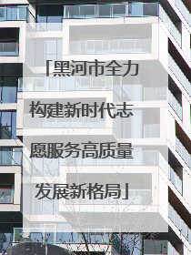 黑河市全力构建新时代志愿服务高质量发展新格局
